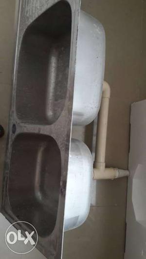 Stainless Steel 2-slot Sink