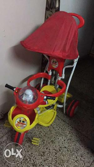 Toddler's Red And Yellow Trike