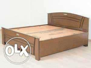 Very low piece dubel bed with storeg