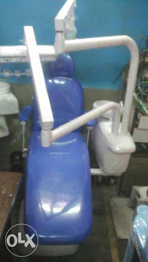 White And Blue Dental Chair