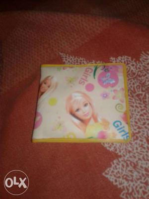Yellow And White Barbie Themed Wallet