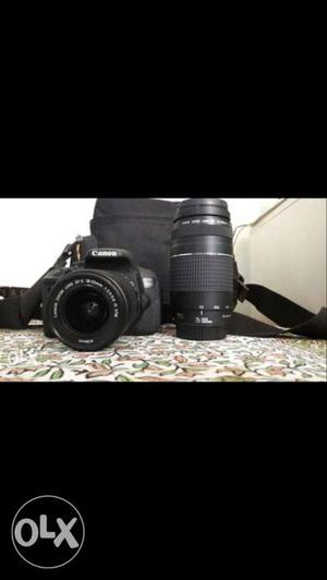 Black Canon Dslr Camera And Lens