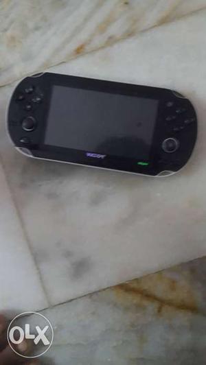 Black Handheld Game Console