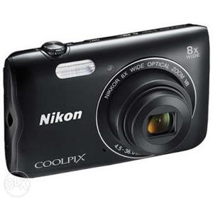 Black Nikon Coolpix Compact Camera