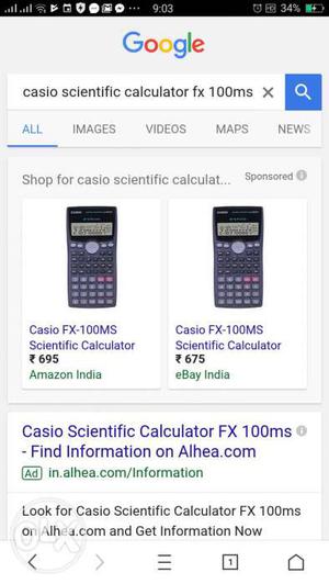 Black Scientific Calculator at cheapest price