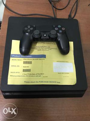 Black Sony PS4 1tb Console With Controller and bill