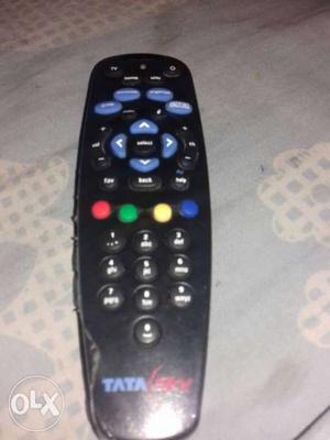 Black Tata Sky TV Remote