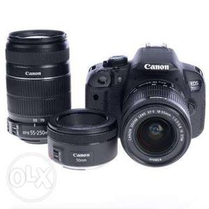 Canon EOS 700 DSLR, new 50 mm 1.8
