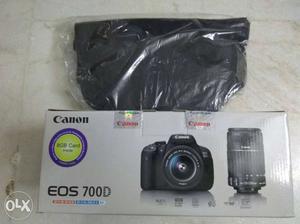 Canon EOS 700D double lens in company sealed