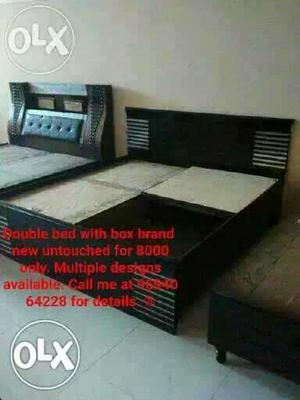 Double Bed With Box Brand New Untouched
