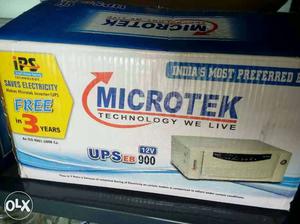 Microtek 900VA inverter+ 165AH battery+ trolley