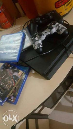 Ps4 1tb with games n extra controller in Indian