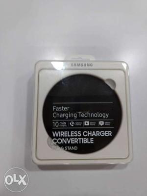 Round Black Samsung Faster Charging Technology Wireless