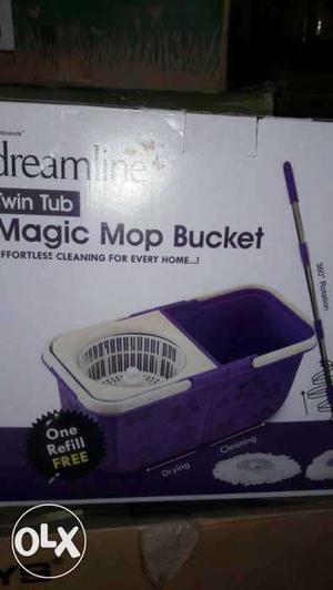 Sparingly used twin tub magical cleaning mob