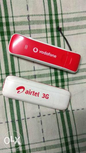 Two 3g data cards for sale.good working condition.