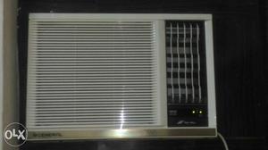 White And Black General Brand Window-type Air Conditioner