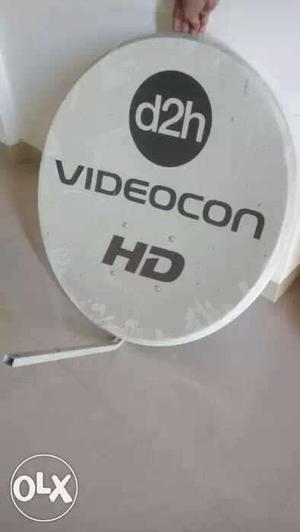 White D2h Videocon HD Parabolic Dish