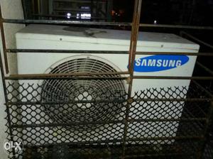 White Samsung Air Condensing Unit (2 TR).