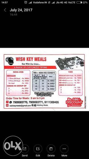 Wish Key Meals Ad