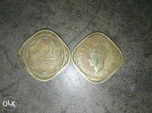 2 Annas coin year -