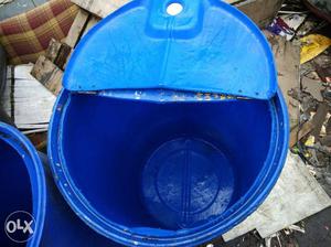 200 litre Blue plastic drum