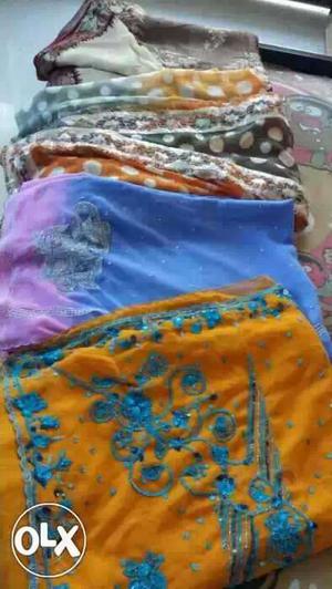 4 lovely sari in good price its new