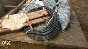 Armoured electric cable. 30 meter in length