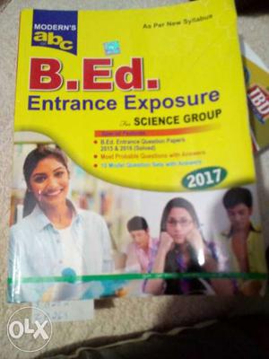 B. Ed. Entrance Exposure Science Group Book