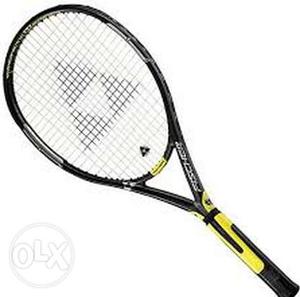 Black And Yellow Delta Tennis Racket (Not used)