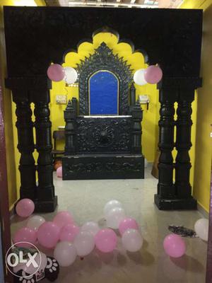 Black Temple And Pooja Ghar