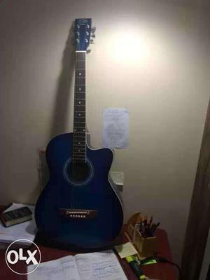 Blue Burst Single Acoustic Guitar