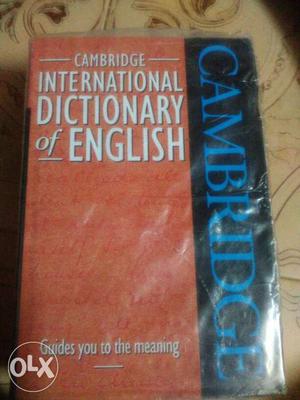 Cambridge International Dictionary Of English...