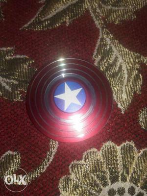 Captain America Shield Themed Hand Spinner