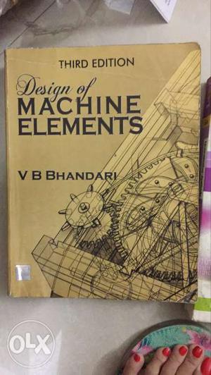 Design Of Machine Elements Y B Bhandari Third Edition