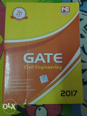 GATE CE previous year questions Book.