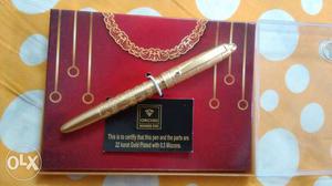 Gold plated 22 Karat customized pen