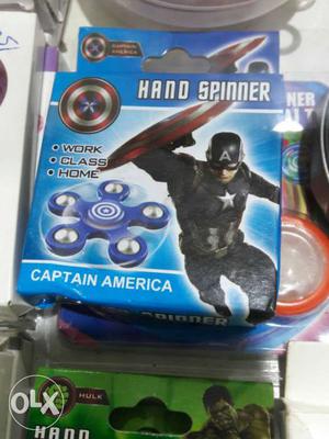 Hand Spinner Captain America Box