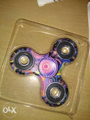Multicolored Printed Fidget Spinner