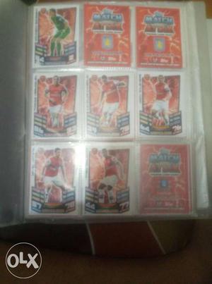 Nine Sports Trading Card Collections