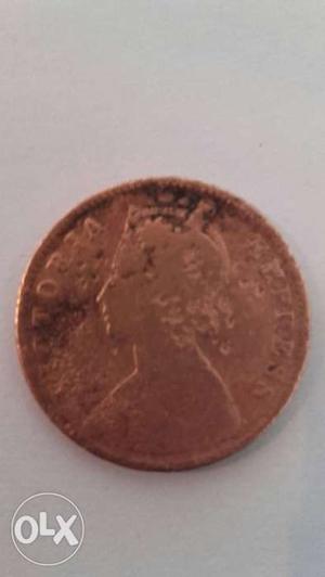 One Quater Anna  coins Victoria emperor
