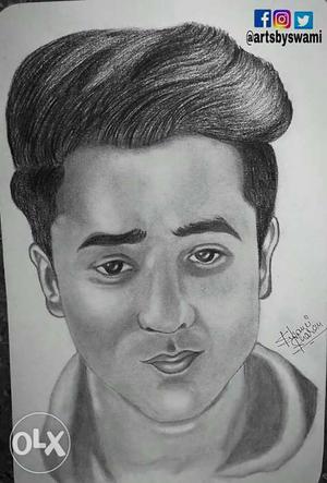 Pencil sketch of Harsh beniwal. A4 size.