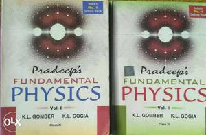 Pradeep's Fundamental Physics Book Volume 1 And 2
