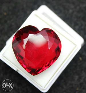 Red Heart-shaped Gem