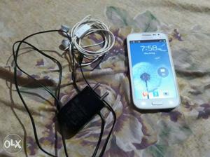 Samsung grand qutro white colour 2 years sell