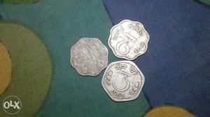Silver paisa coins