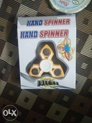 Yellow Hand Spinner In Box