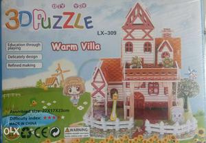 3D Puzzle Warm Villa Education through playing