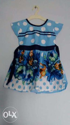 6 to 9 baby girl frock new