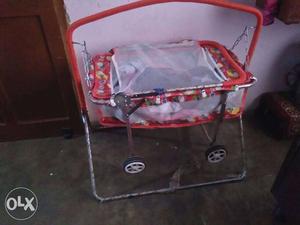Baby's Red Portable Swing