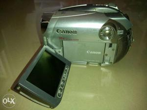 Black And Gray Canon Video Camera